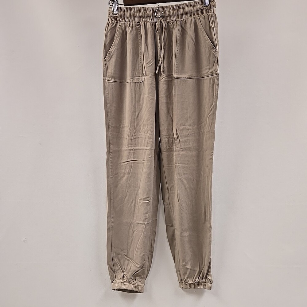 Charlotte Russe Khaki Pants Womens Small Tan Lightweight Jogger